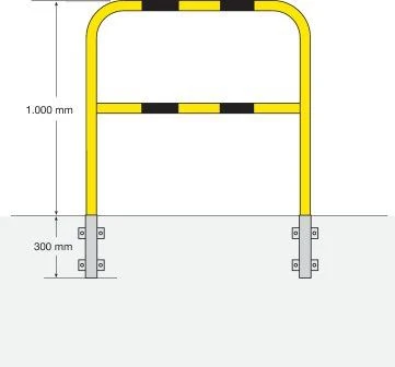 Traffic-Line Steel Hoop Guard